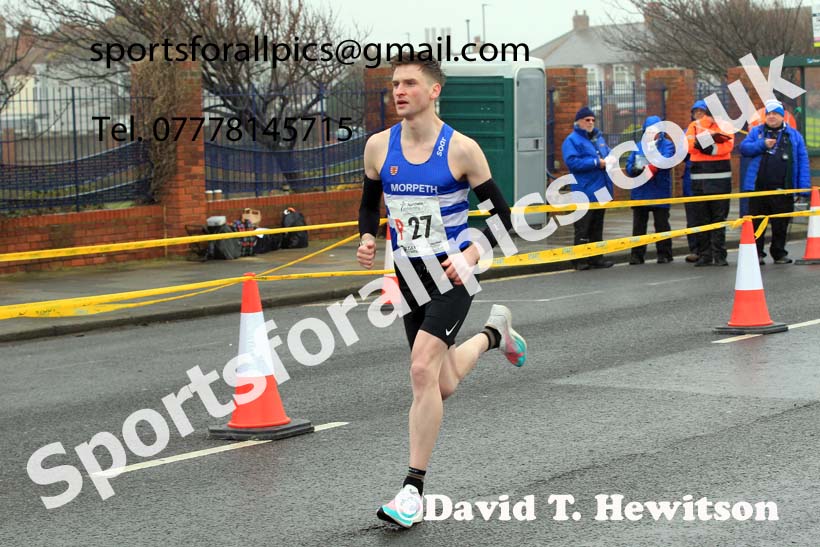 Senior mens 12 Stage 2023 Northern Mens 12 stage and Womens 6 Stage Relays and Young Athletes, Redcar. Photo: David T. Hewitson/Sports for All Pics